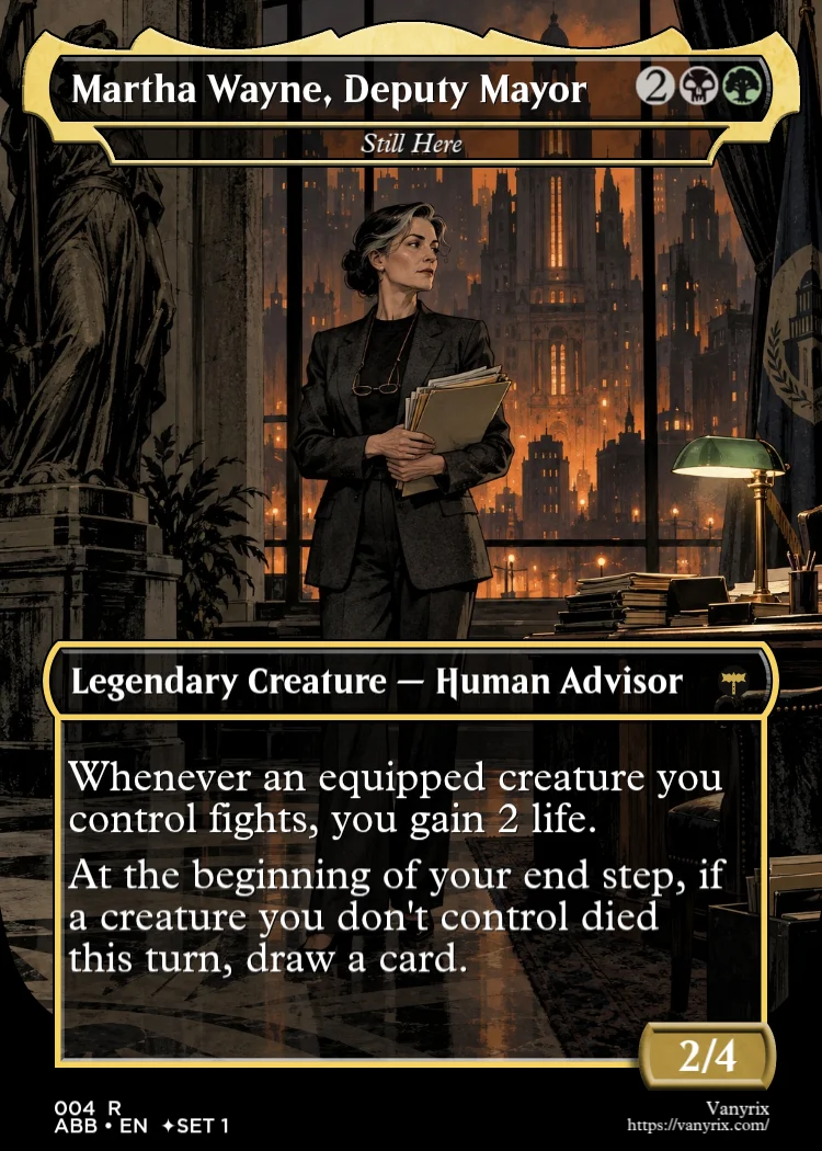 Martha Wayne, Deputy Mayor