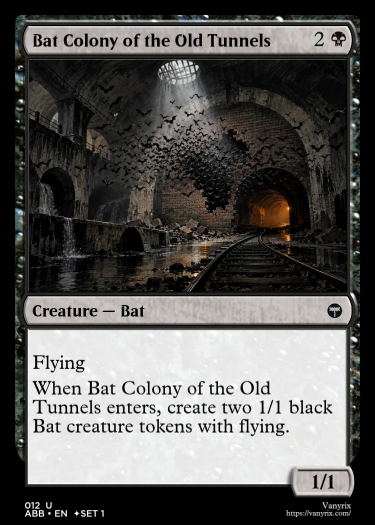 Bat Colony of the Old Tunnels