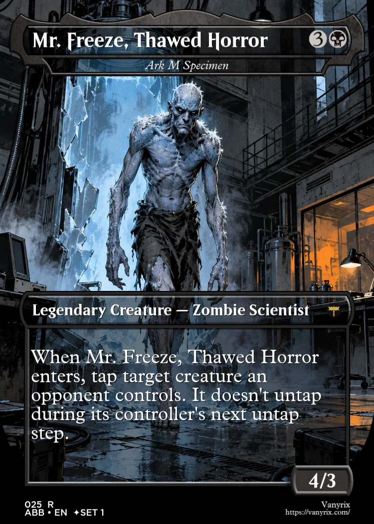Mr. Freeze, Thawed Horror