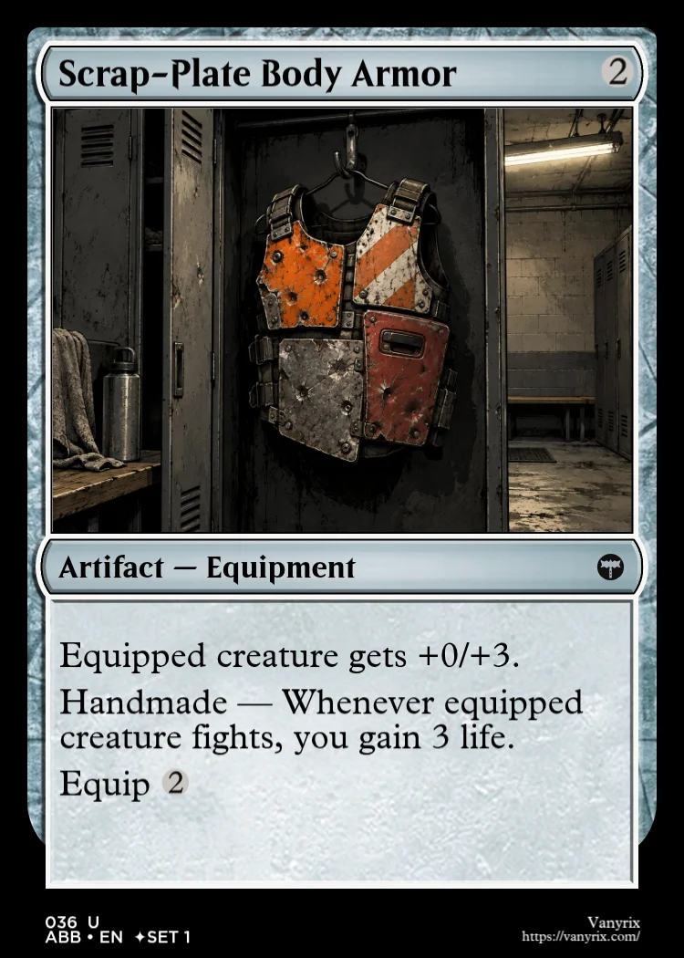 Scrap-Plate Body Armor