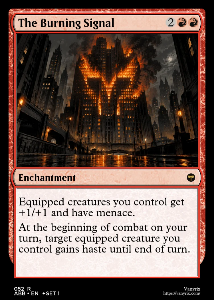 The Burning Signal