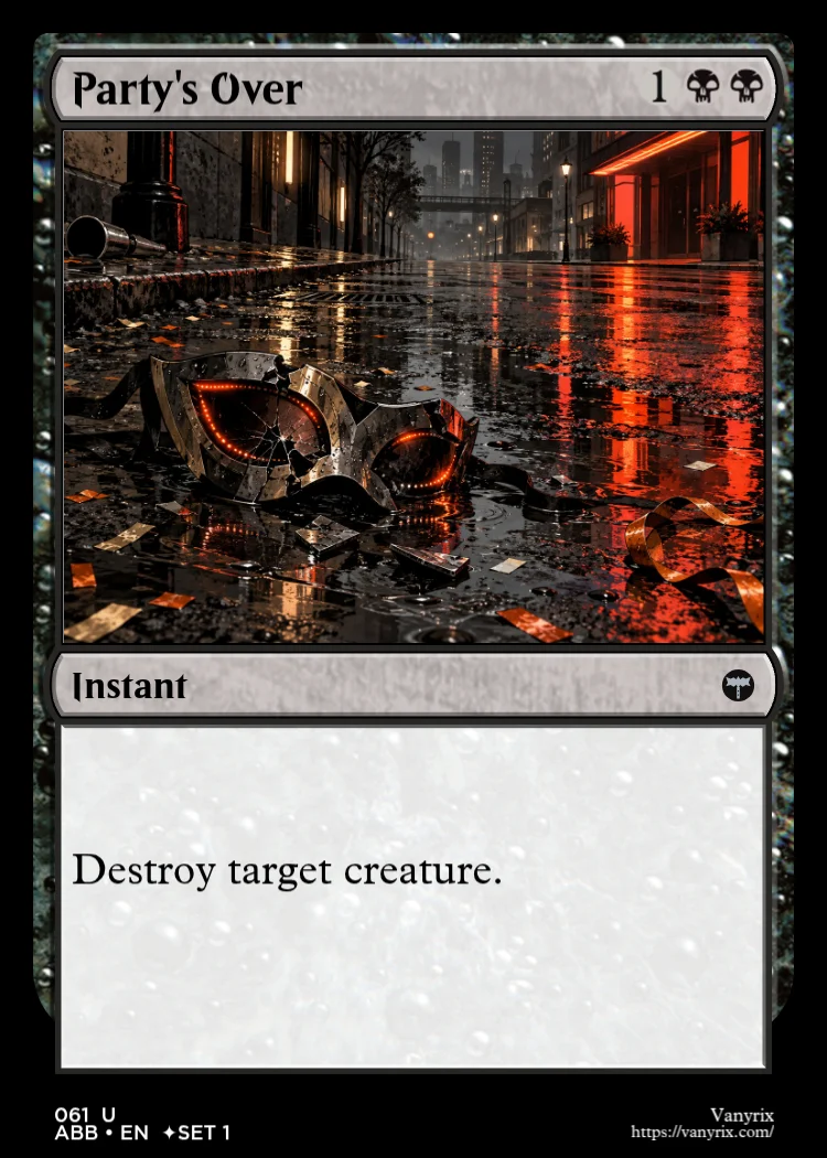 Party's Over