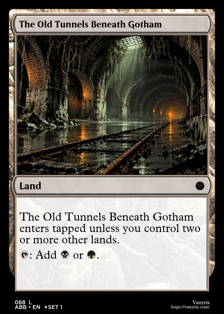 The Old Tunnels Beneath Gotham