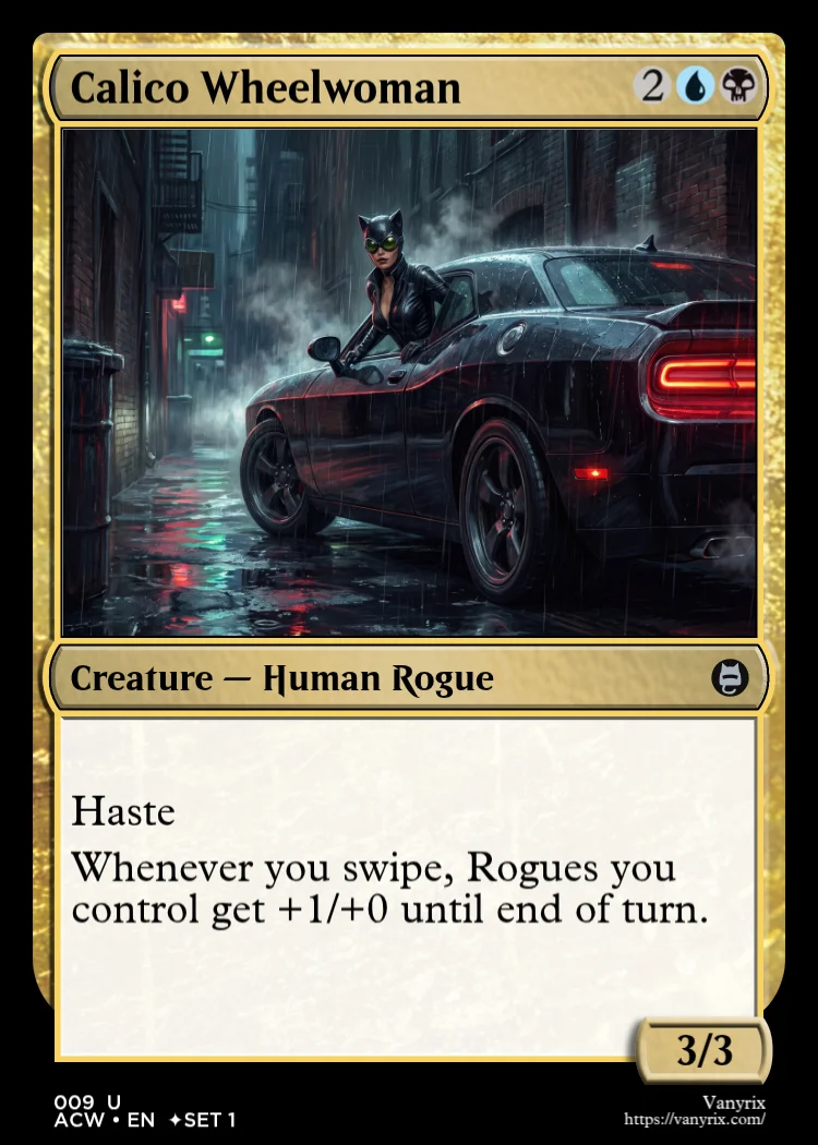 Calico Wheelwoman