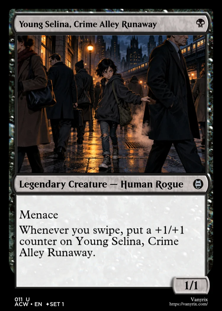 Young Selina, Crime Alley Runaway