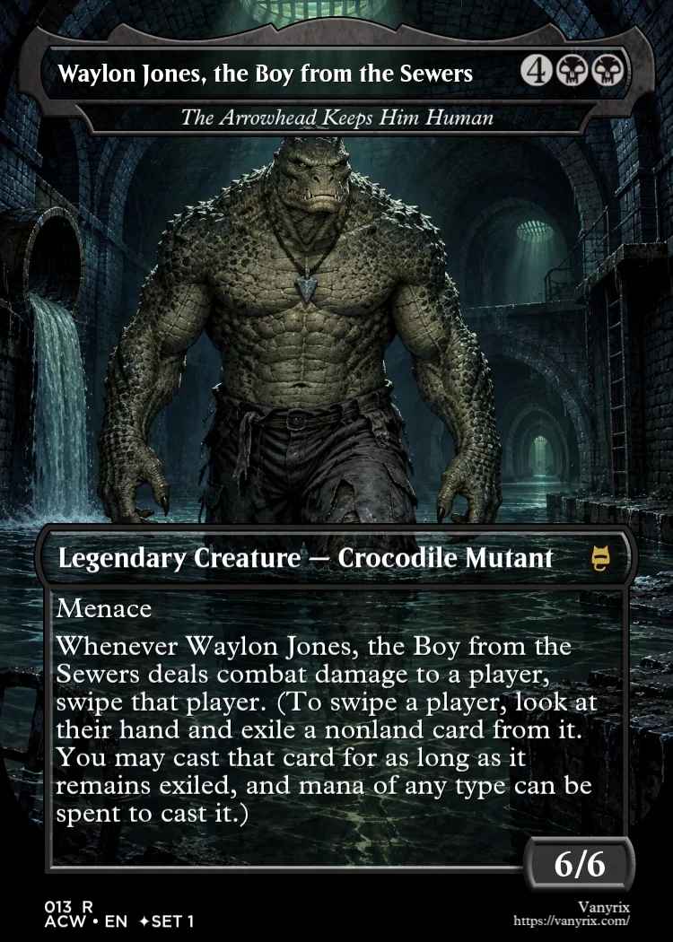 Waylon Jones, the Boy from the Sewers