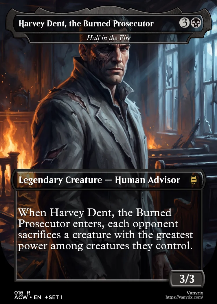 Harvey Dent, the Burned Prosecutor