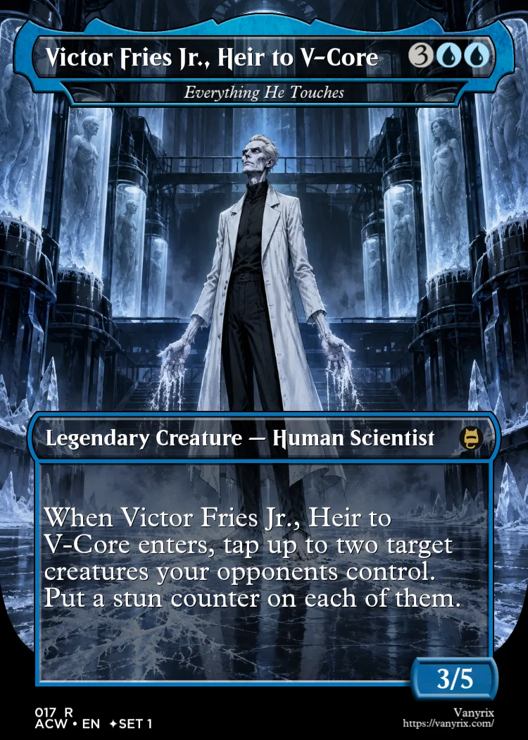 Victor Fries Jr., Heir to V-Core