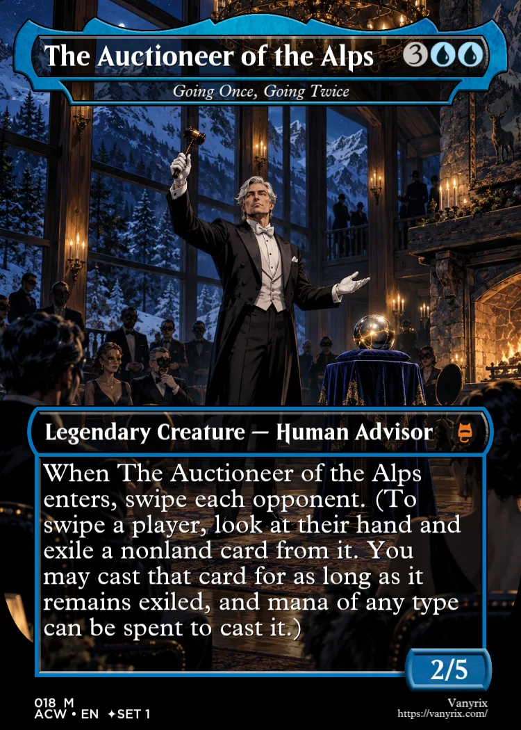 The Auctioneer of the Alps