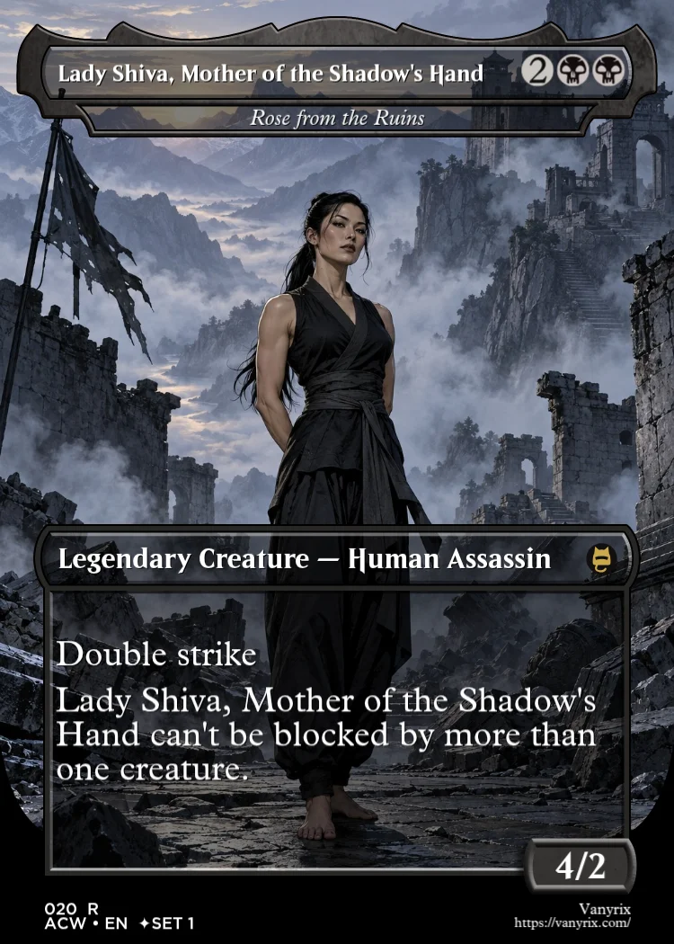 Lady Shiva, Mother of the Shadow's Hand