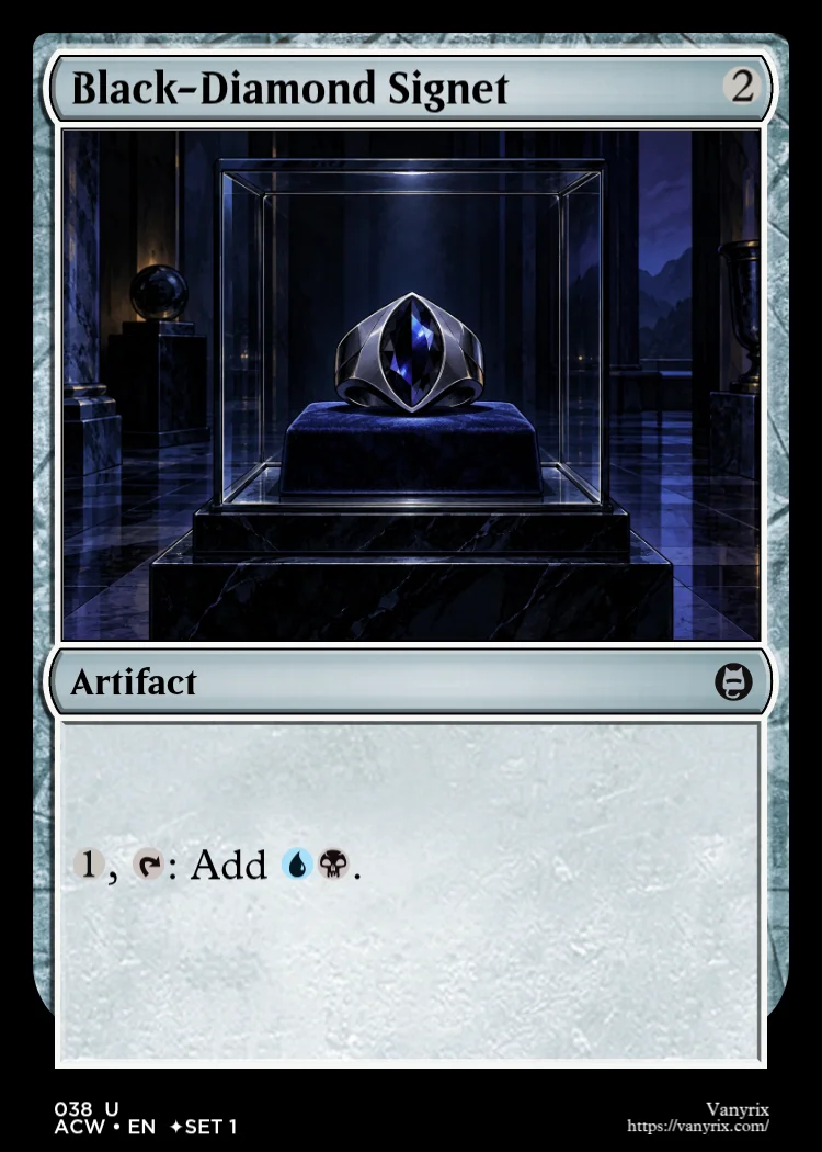 Black-Diamond Signet