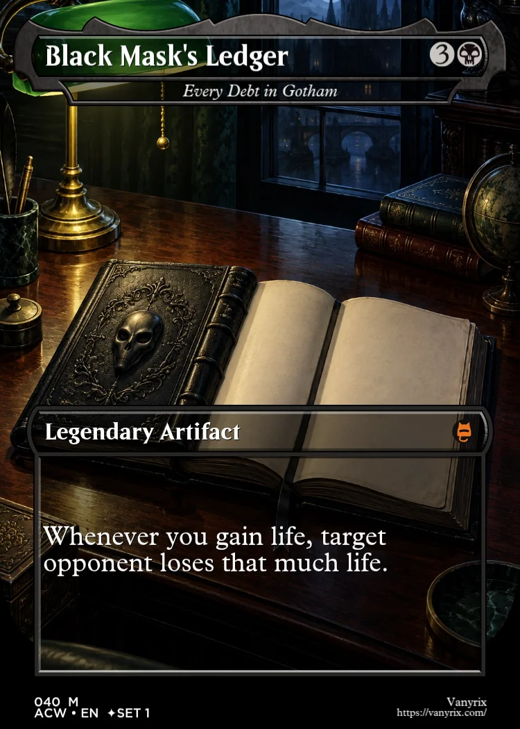 Black Mask's Ledger