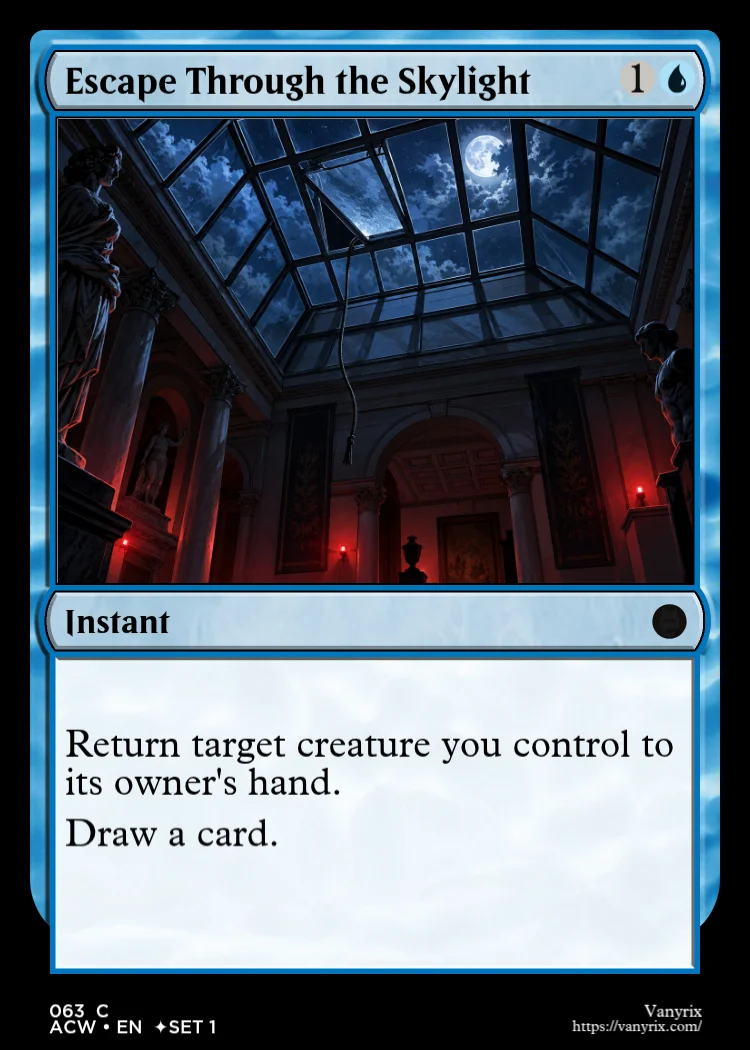 Escape Through the Skylight
