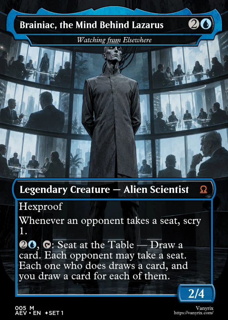 Brainiac, the Mind Behind Lazarus