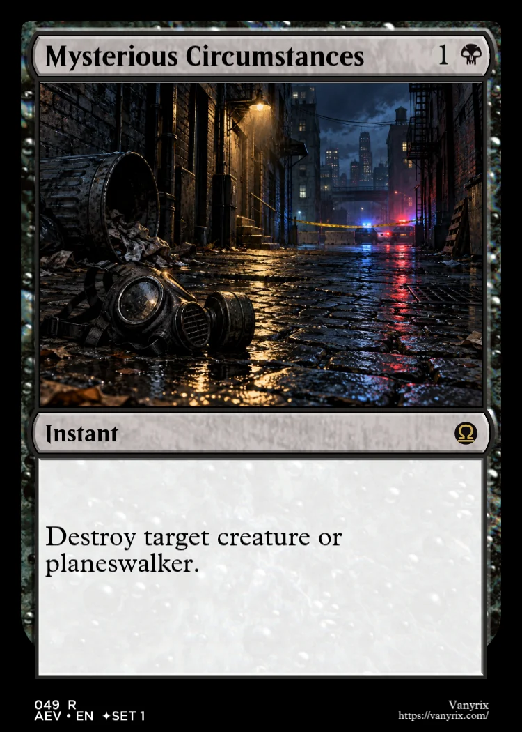 Mysterious Circumstances