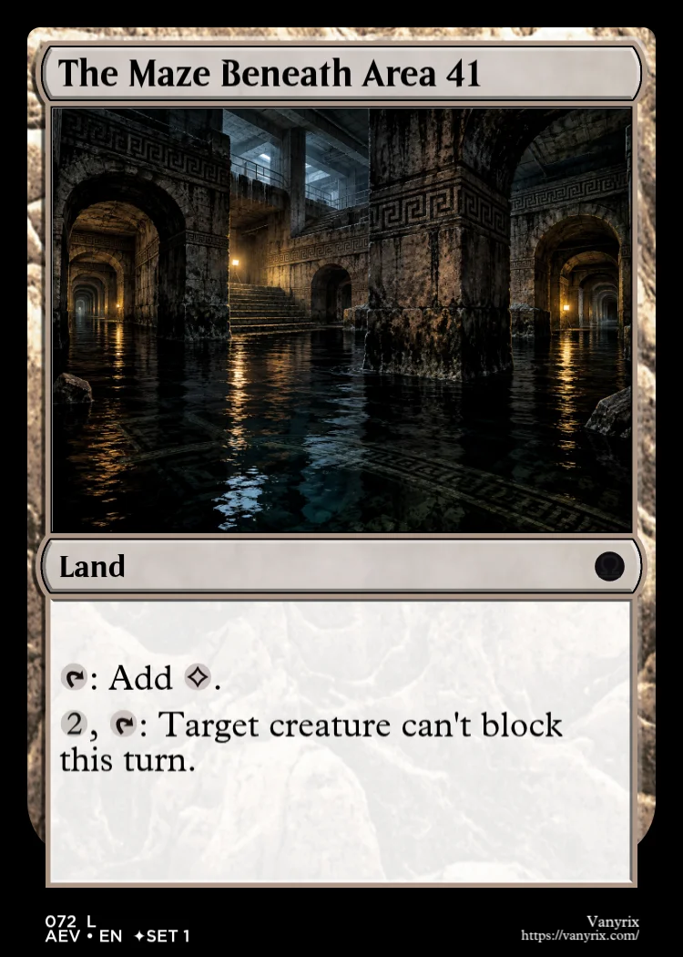 The Maze Beneath Area 41