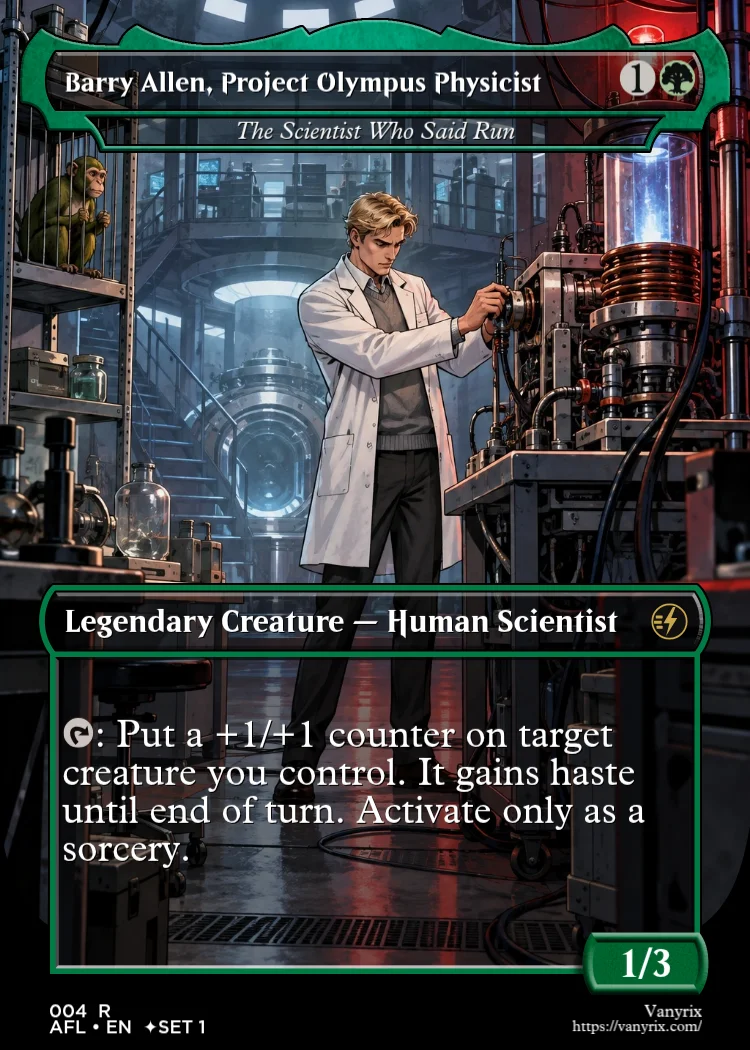 Barry Allen, Project Olympus Physicist
