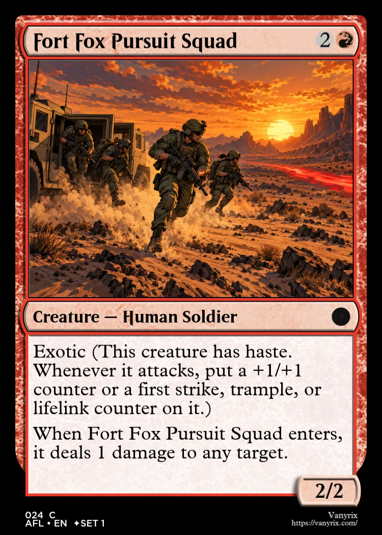 Fort Fox Pursuit Squad