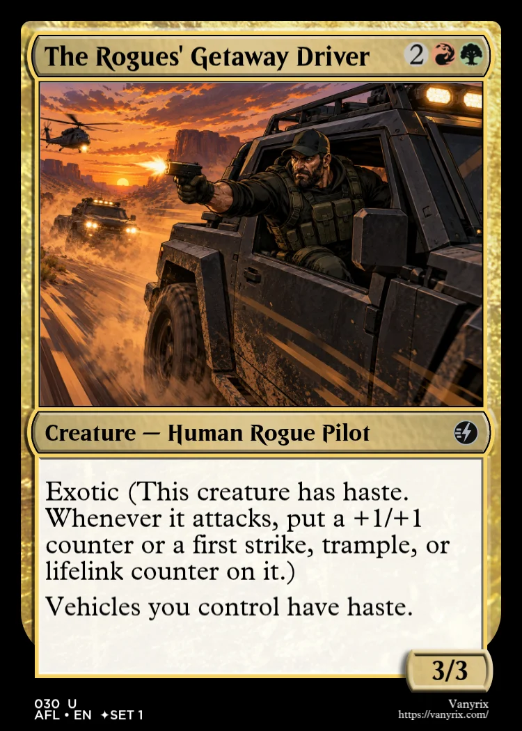The Rogues' Getaway Driver