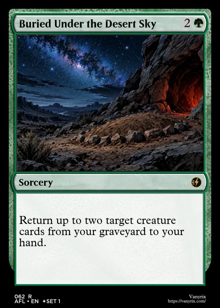 Buried Under the Desert Sky