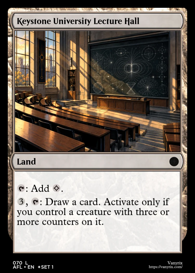 Keystone University Lecture Hall
