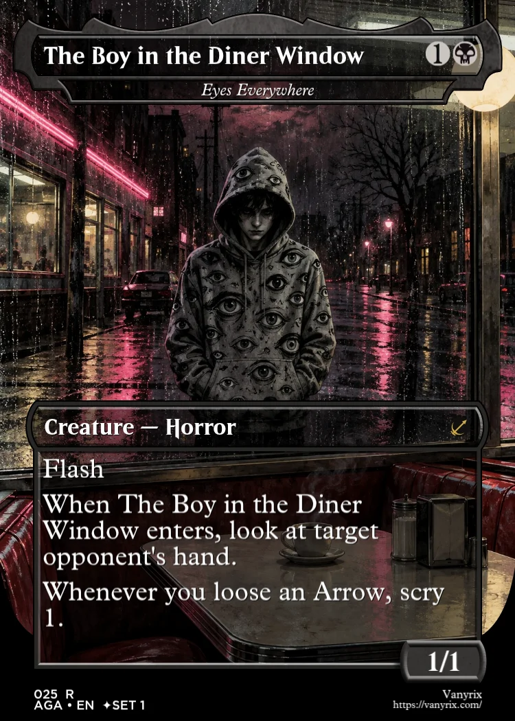 The Boy in the Diner Window