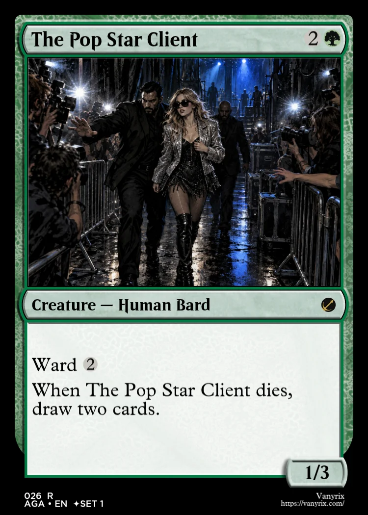 The Pop Star Client