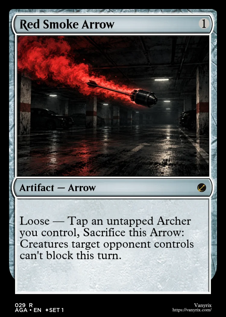 Red Smoke Arrow