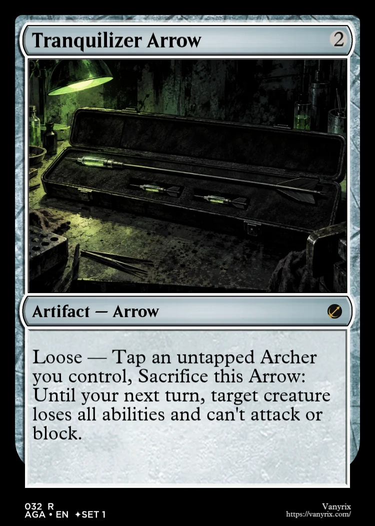 Tranquilizer Arrow