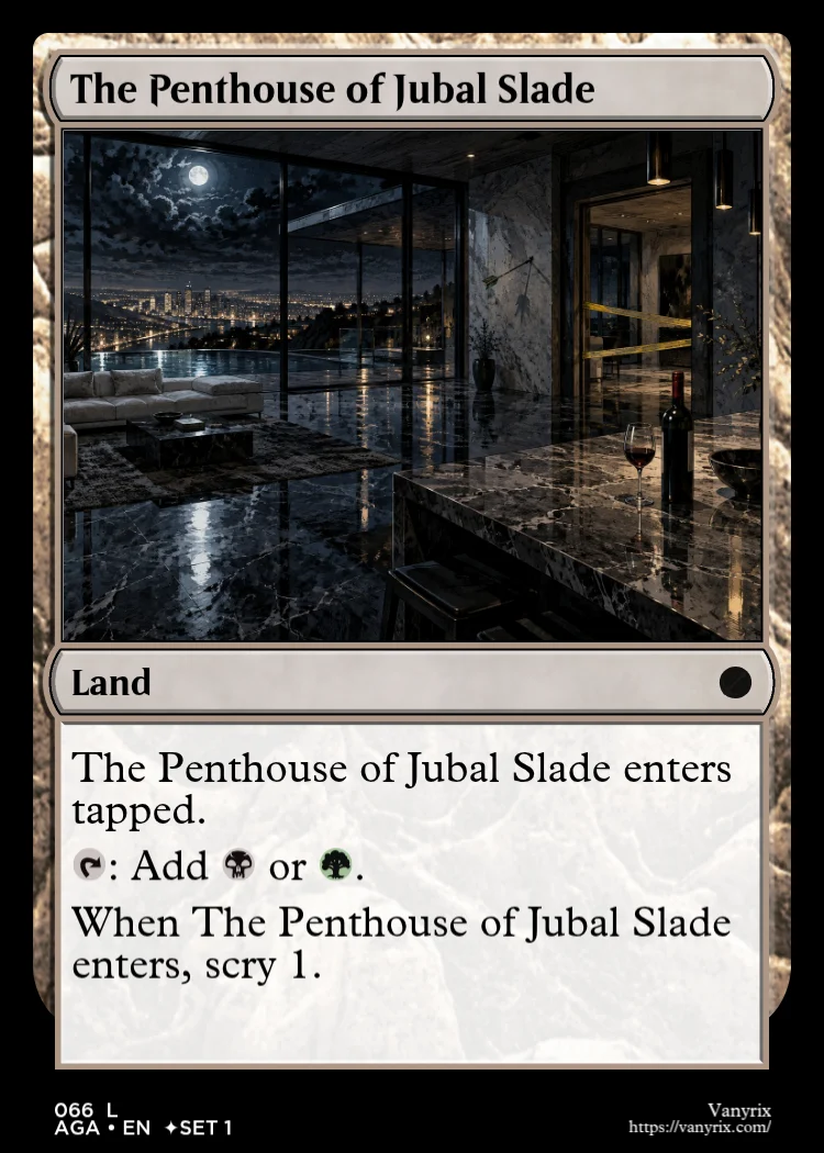 The Penthouse of Jubal Slade