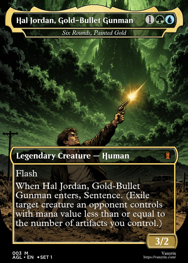 Hal Jordan, Gold-Bullet Gunman
