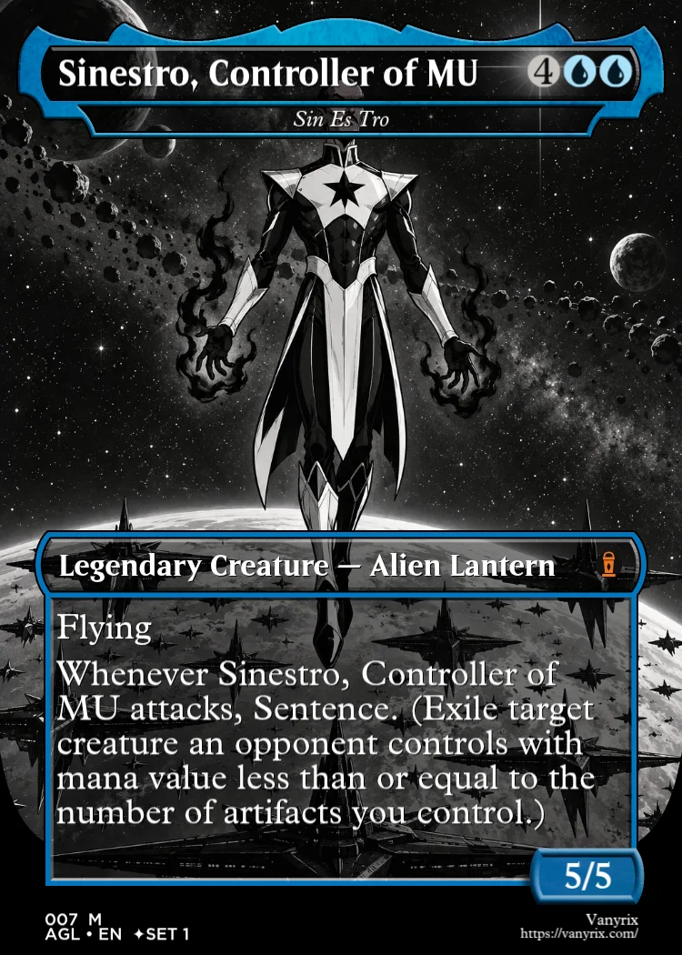 Sinestro, Controller of MU
