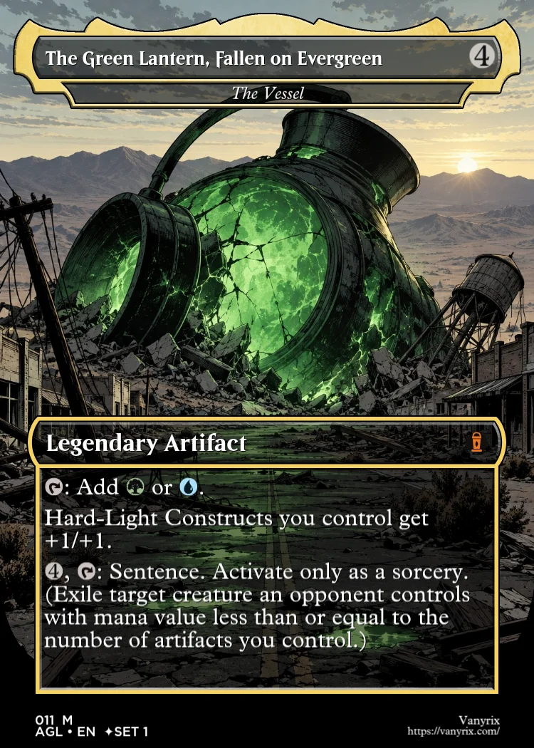 The Green Lantern, Fallen on Evergreen