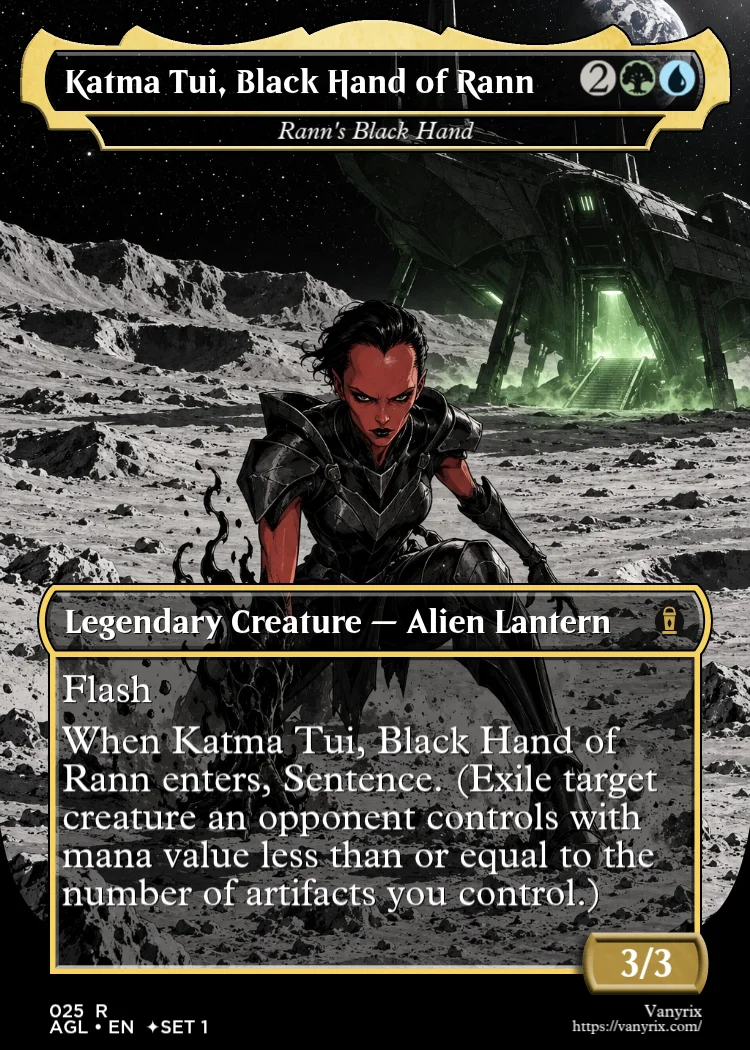 Katma Tui, Black Hand of Rann