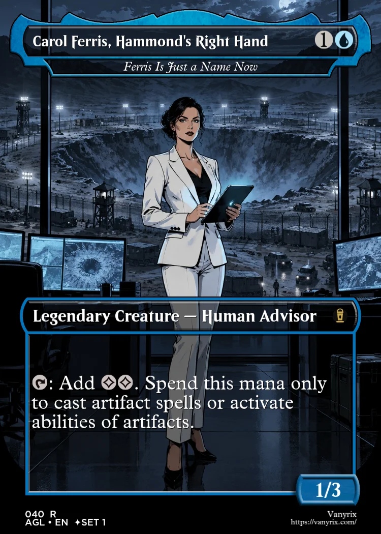 Carol Ferris, Hammond's Right Hand