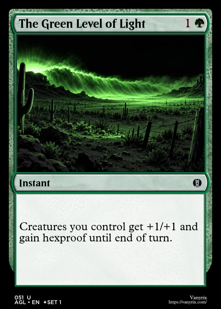 The Green Level of Light