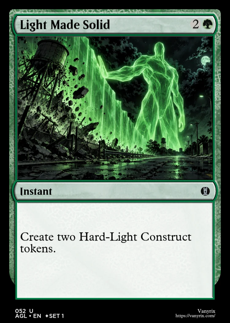 Light Made Solid