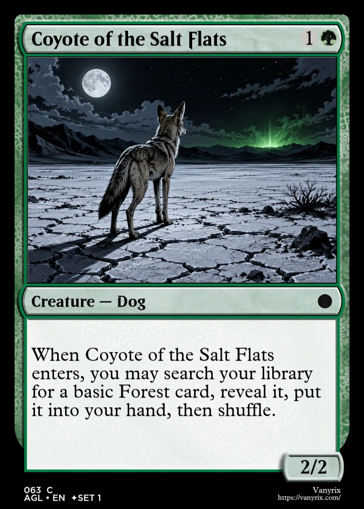 Coyote of the Salt Flats