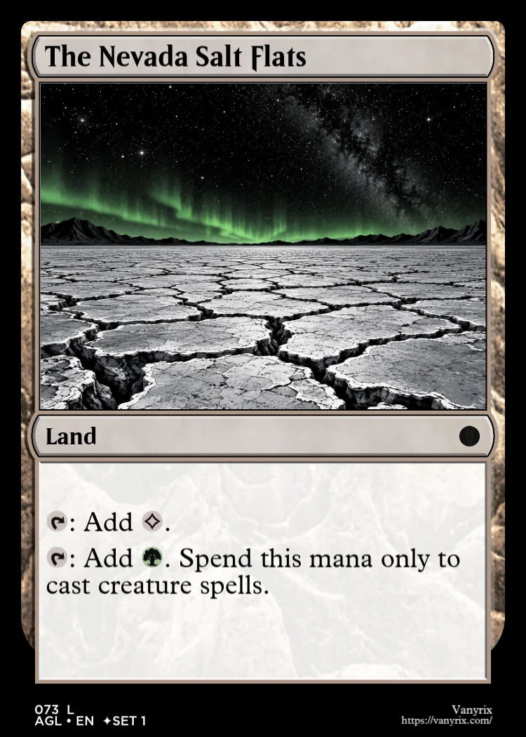 The Nevada Salt Flats