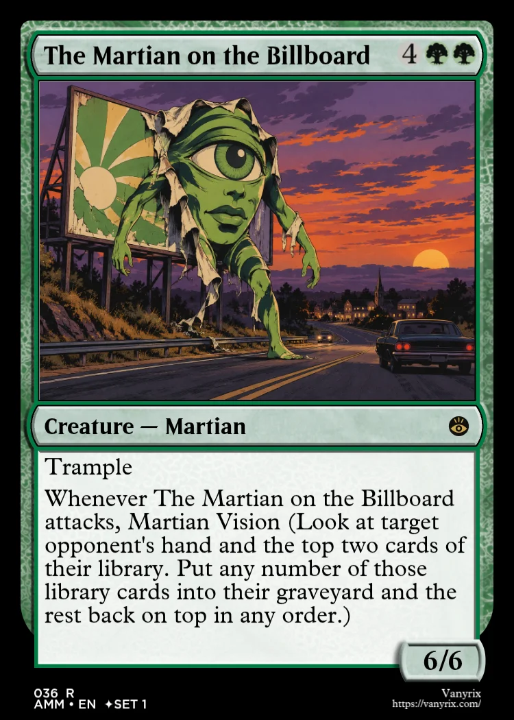 The Martian on the Billboard