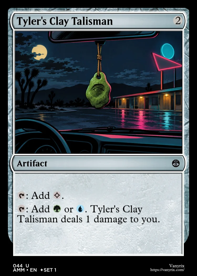 Tyler's Clay Talisman