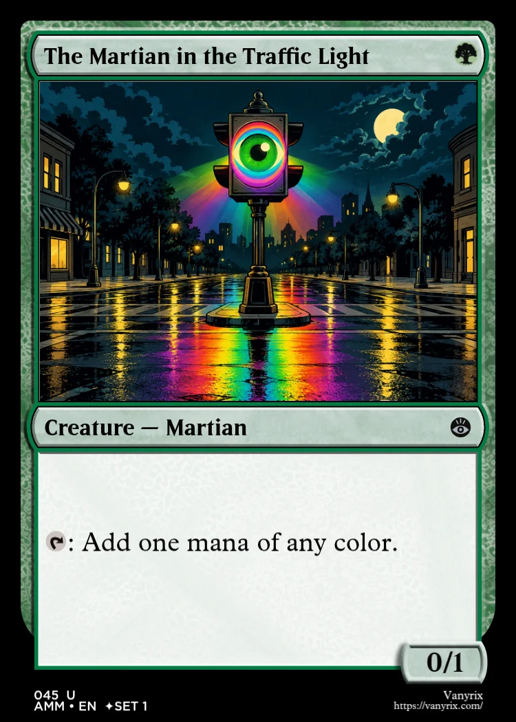 The Martian in the Traffic Light