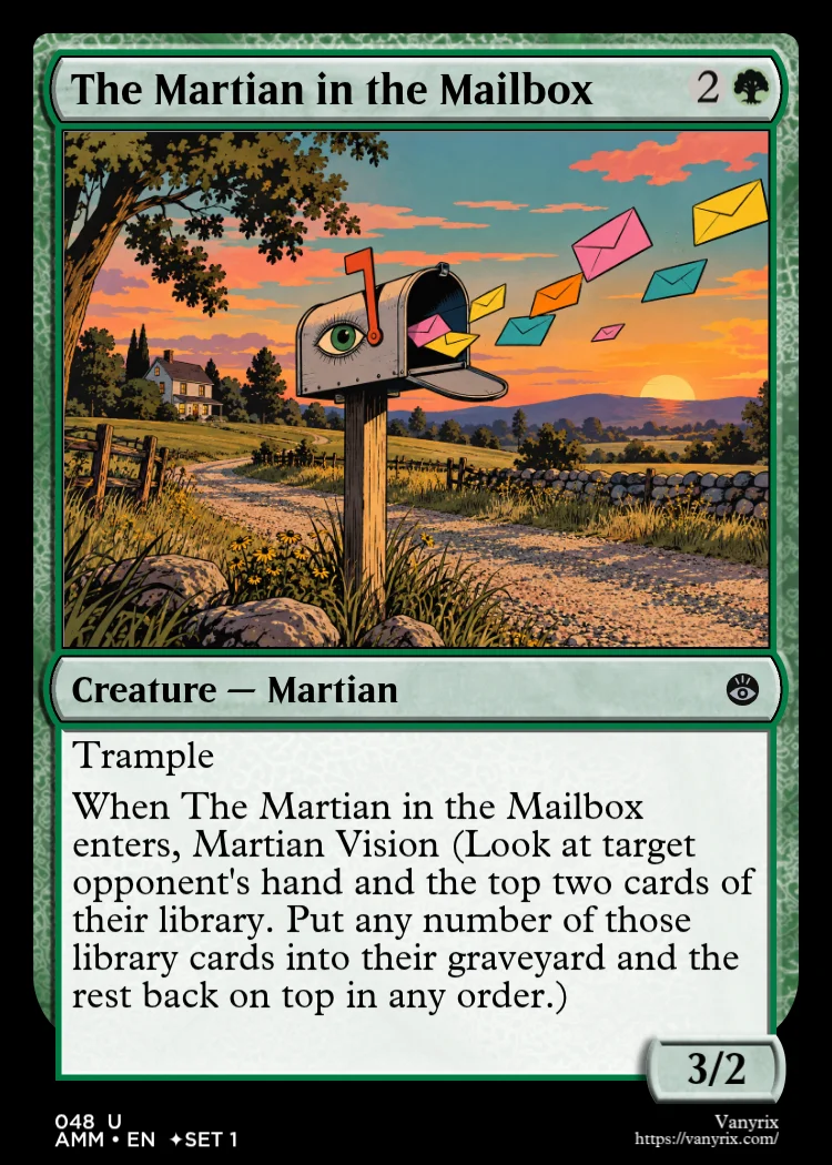 The Martian in the Mailbox