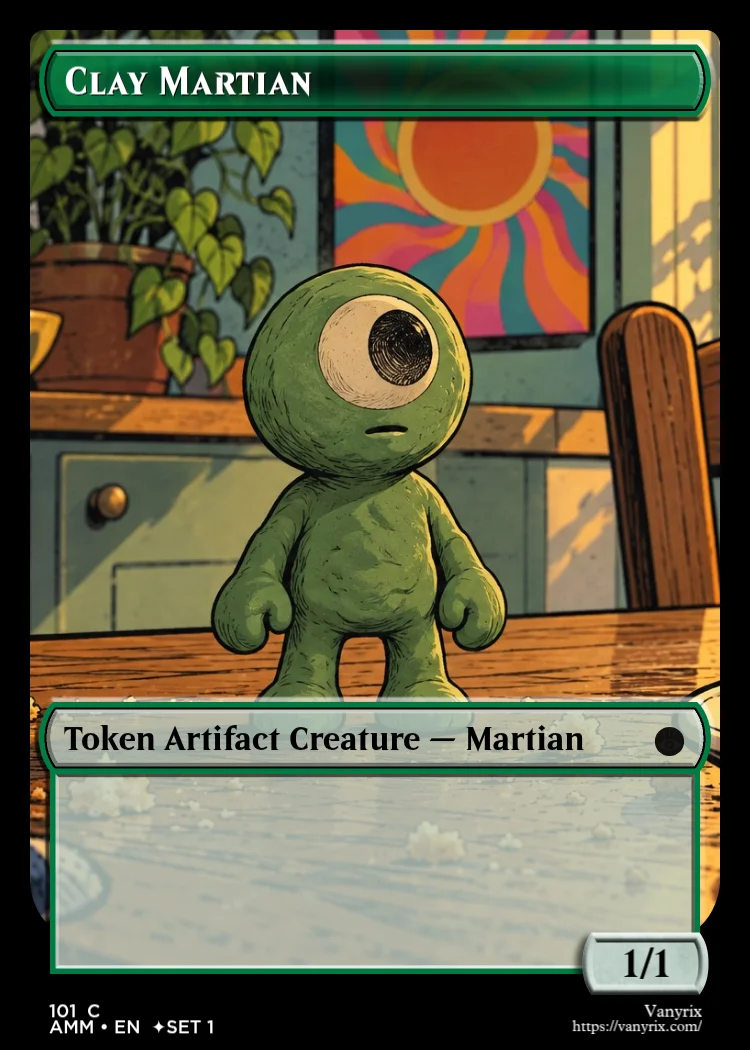 Clay Martian
