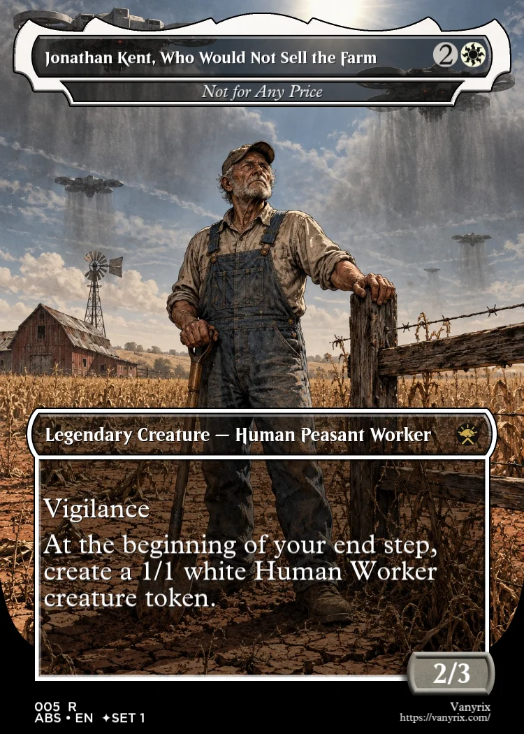 Jonathan Kent, Who Would Not Sell the Farm