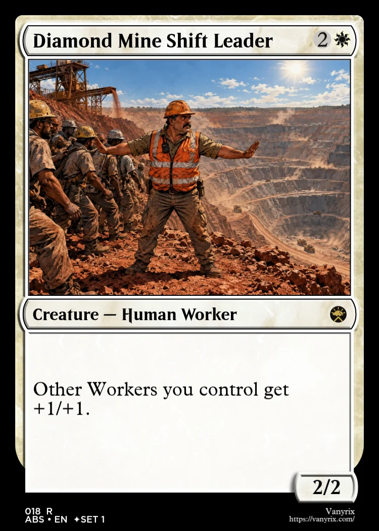 Diamond Mine Shift Leader