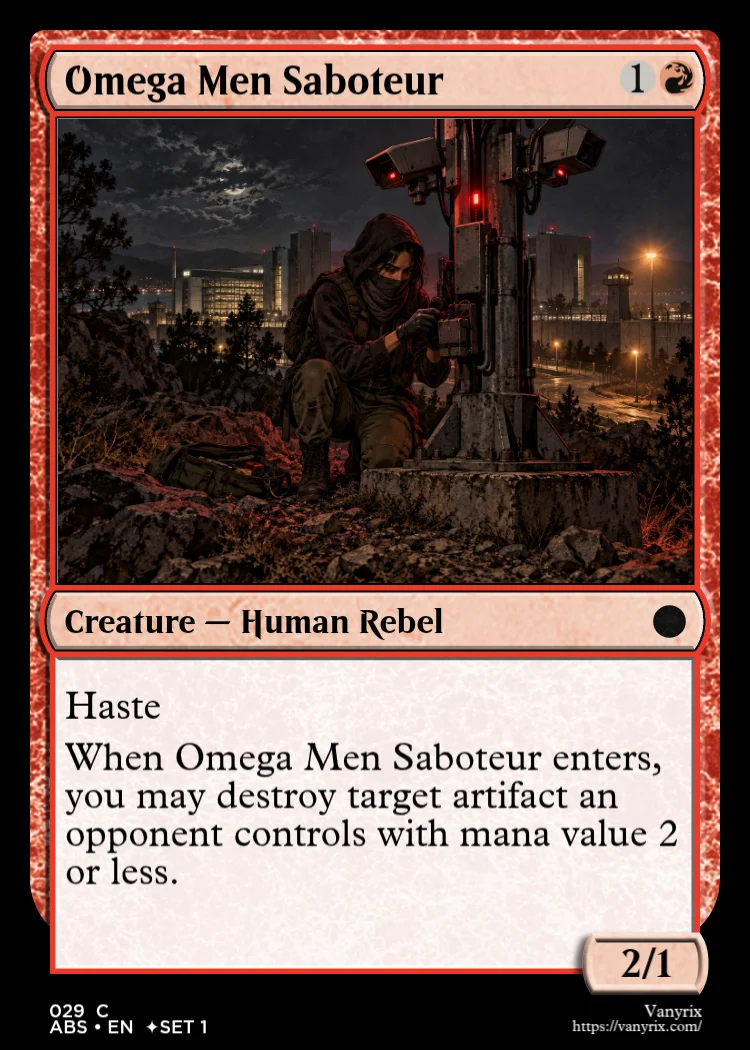Omega Men Saboteur