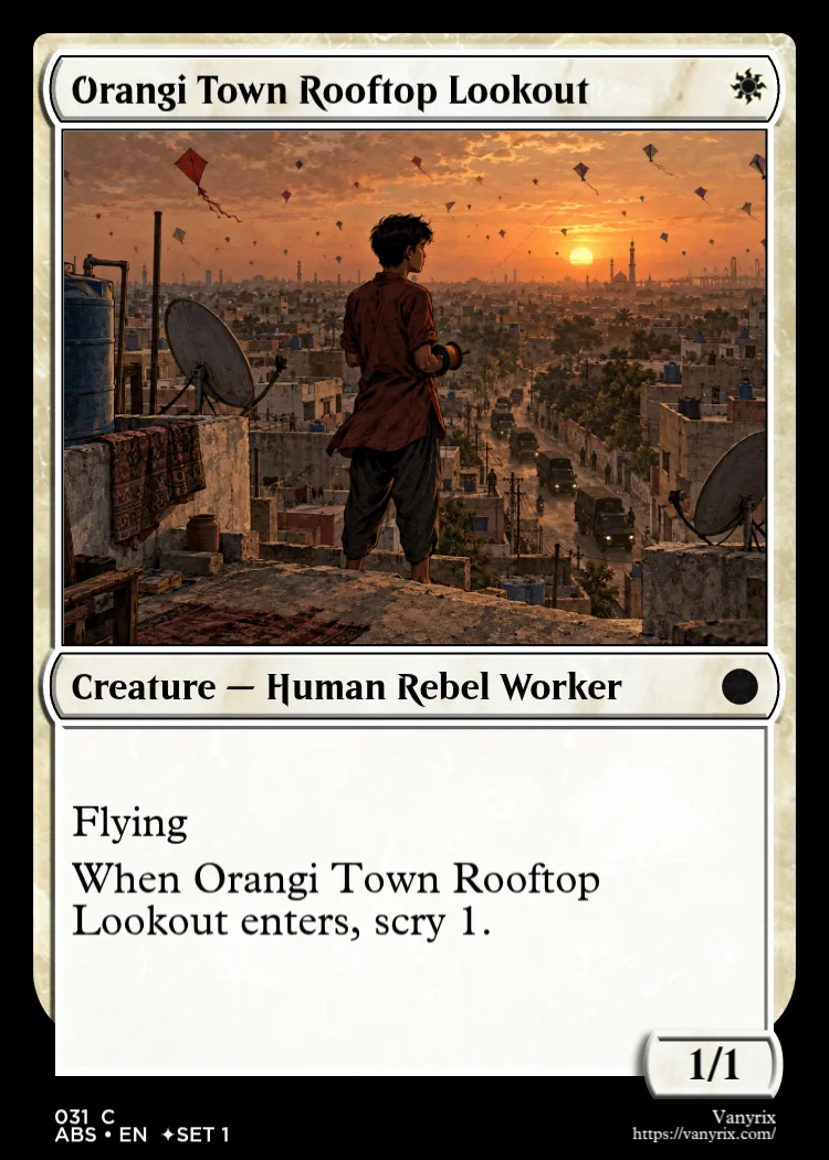 Orangi Town Rooftop Lookout