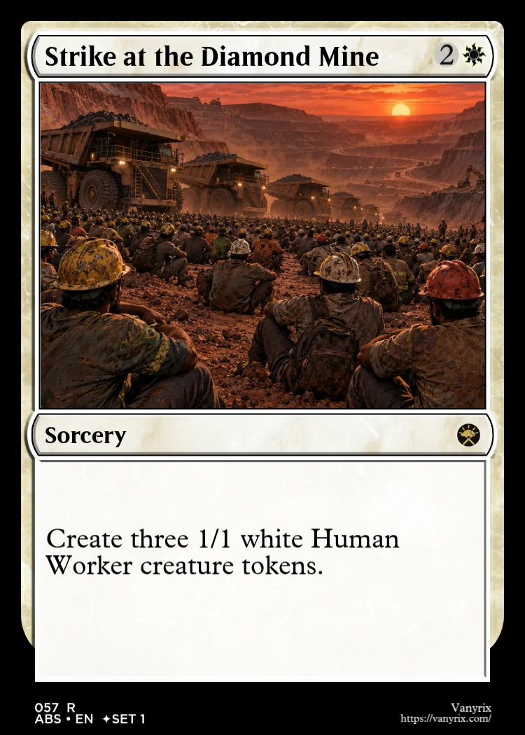 Strike at the Diamond Mine