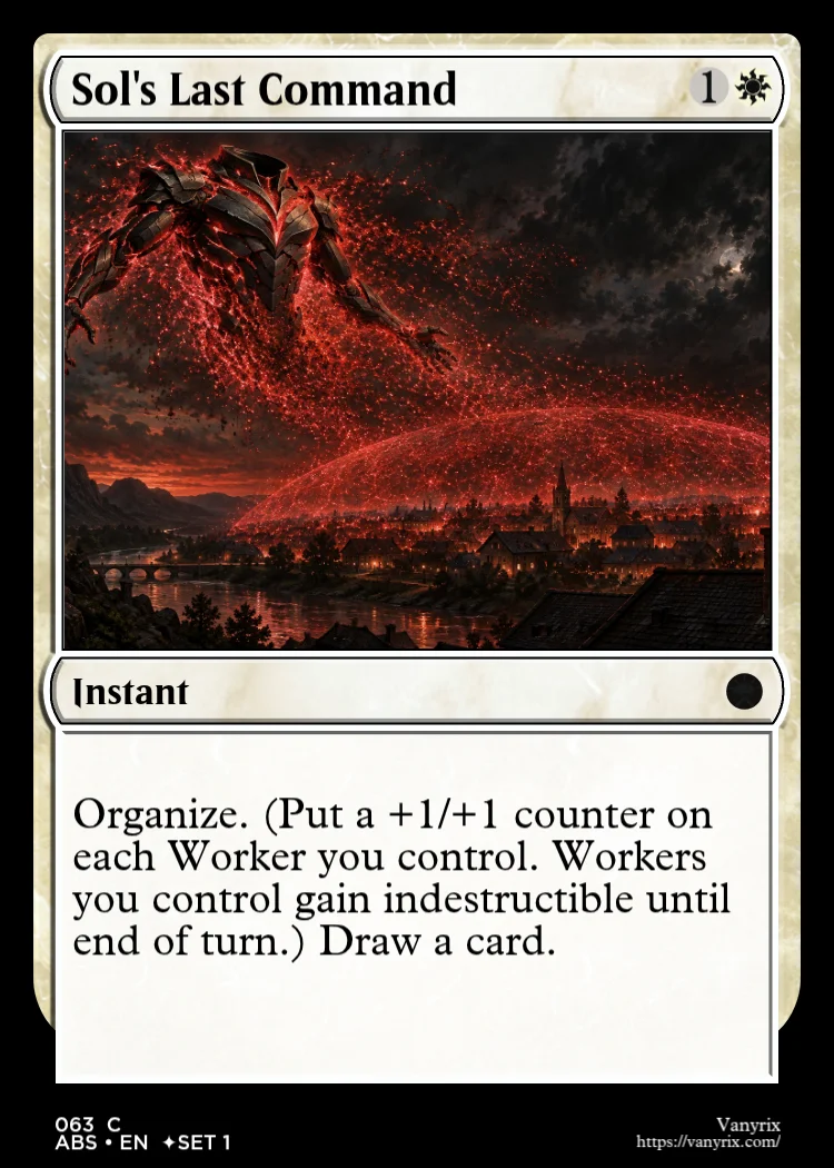 Sol's Last Command